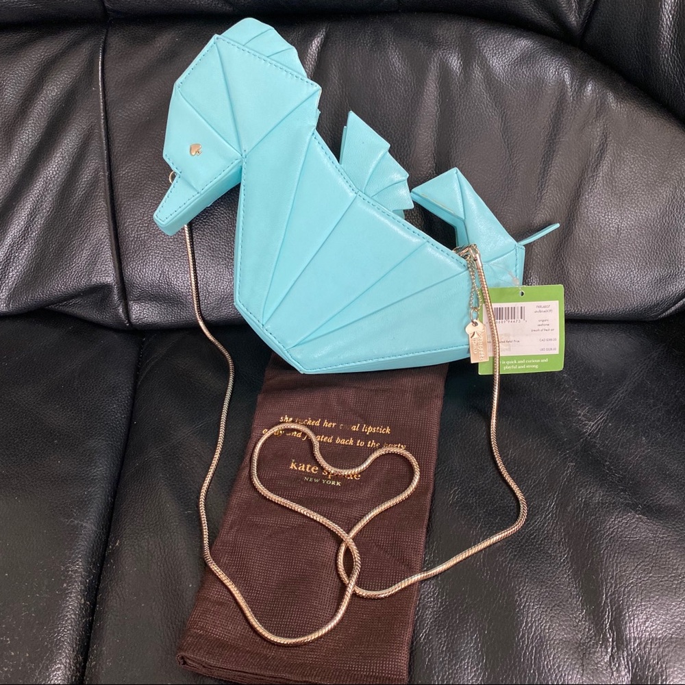 Kate Spade Seahorse Breath of Fresh Air Clutch Bag